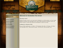 Tablet Screenshot of hunterdonfinearms.com